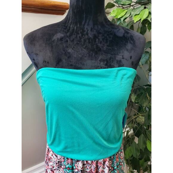 Just Be Women's Multicolor Floral Polyester Off the Shoulder Long Maxi Dress 2X - Picture 5 of 12